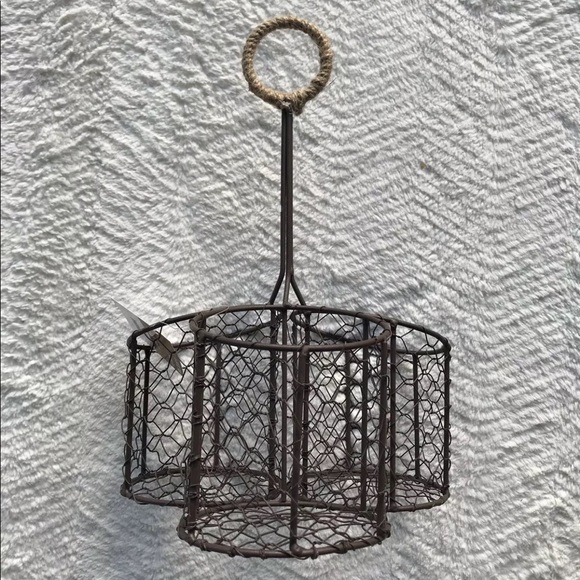 Ashland Accents Round Wire Basket 3 Sections Poshmark